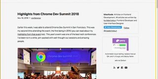 Chrome Dev Summit 2018が開催！制作者がチェックしておきたい、CSSとJavaScriptの最新情報 | コリス