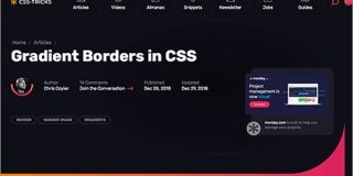 最近増えてきたグラデーションのボーダーをCSSで実装するさまざまなテクニック | コリス