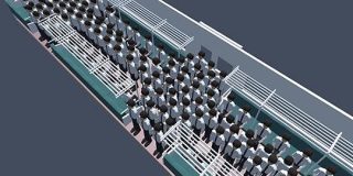 「満員電車で快適に過ごすための動き方」を物理シミュレーションで解き明かす - ITmedia
