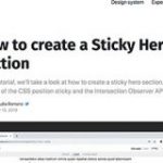 [CSS] position: sticky を使用して、スクロール時に画像をズームさせるページのレイアウトを実装する方法 | コリス