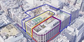 「九龍城塞みたいなもの」伊勢丹新宿店は大きなビルに見えるけど、1920年代から60年代までに増改築した4つの建物が複雑に組み合わさってできている - Togetter