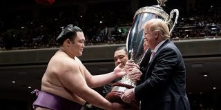 効果絶大なインフルエンサー！ トランプ大統領がツイートした大相撲観戦のPV風動画がクソカッコ良すぎぃ - Togetter