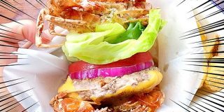 【嘘やろ】バンズの代わりにカニで肉を挟んだハンバーガーが現れる！頼んだら想像以上にカニで笑った！板橋「東京エールワークス タップルーム」 | ロケットニュース24