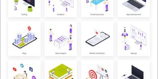 ビジネス系のサイトやアプリのイラストに困った時に！商用無料で使えるイラストのSVG素材 -Isometric | コリス