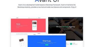 これ簡単！BootstrapのデザインをカスタマイズできるWebツール Avant UI - PhotoshopVIP