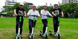 電動キックボードのLimeが日本に初上陸、全国的な展開を視野に、まずは福岡市でのサービス提供を目指す | TechCrunch