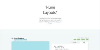FlexboxやCSS Gridでよく用いられるレイアウトのコードを提供する「1-Line Layouts*」 | かちびと.net