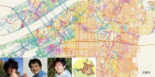 道路を方角ごとに色分けした地図を鑑賞する会 : デイリーポータルZ