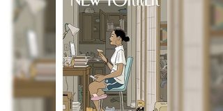 「上半身さえどうにかすれば社会生活できる」アメリカの雑誌の表紙がめちゃくちゃ今の世相を表していて笑うけど「的確すぎ」 - Togetter