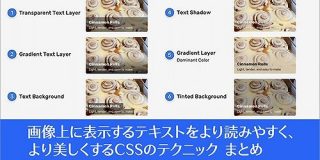 CSSで画像の上に表示するテキストをより読みやすく、より美しくするテクニック・実装方法のまとめ | コリス