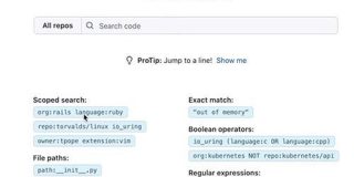 GitHubがコード検索を強化。正規表現対応、プログラミング言語別、組織やリポジトリ、ファイルパスなど範囲指定、高速な結果表示 - Publickey