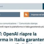 OpenAIのChatGPT、イタリアで再び利用可能に　透明性改善で – ITmedia