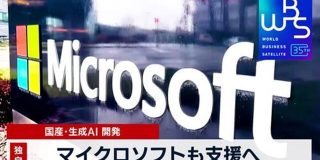 【独自】国産･生成AI 開発 マイクロソフトも支援へ｜テレ東BIZ