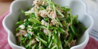 食材2つでOK！「豆苗×ツナ」のパパッと作れる副菜レシピ | フーディストノート