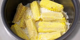 トウモロコシごはんは芯だけで炊いても甘い : デイリーポータルZ