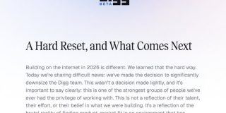 AIボットの猛攻でソーシャルニュースサイトDiggが再起動2カ月後に「ハードリセット」 - ITmedia