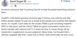 OpenAI、Metaの広告トップを引き抜き　ChatGPT広告の本格展開へ - ITmedia